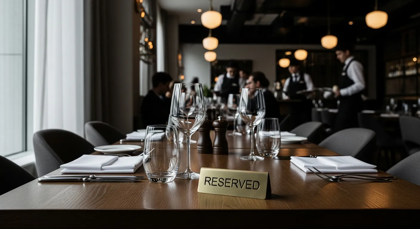 Restaurant No-Shows Cost $16B/Year: 5 Solutions That Actually Work