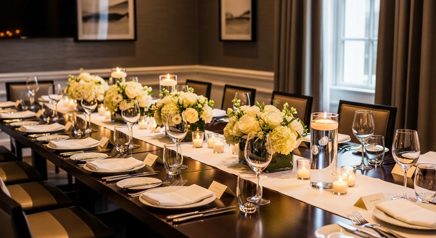 Private Dining & Event Table Setup: A Manager's Complete Playbook