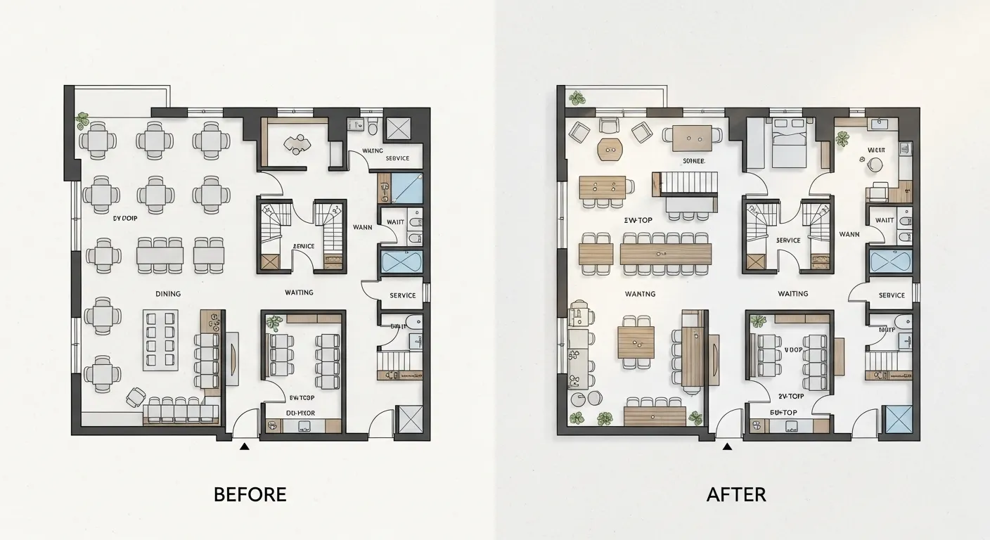 Restaurant Seating Capacity Optimization: More Covers, Same Space
